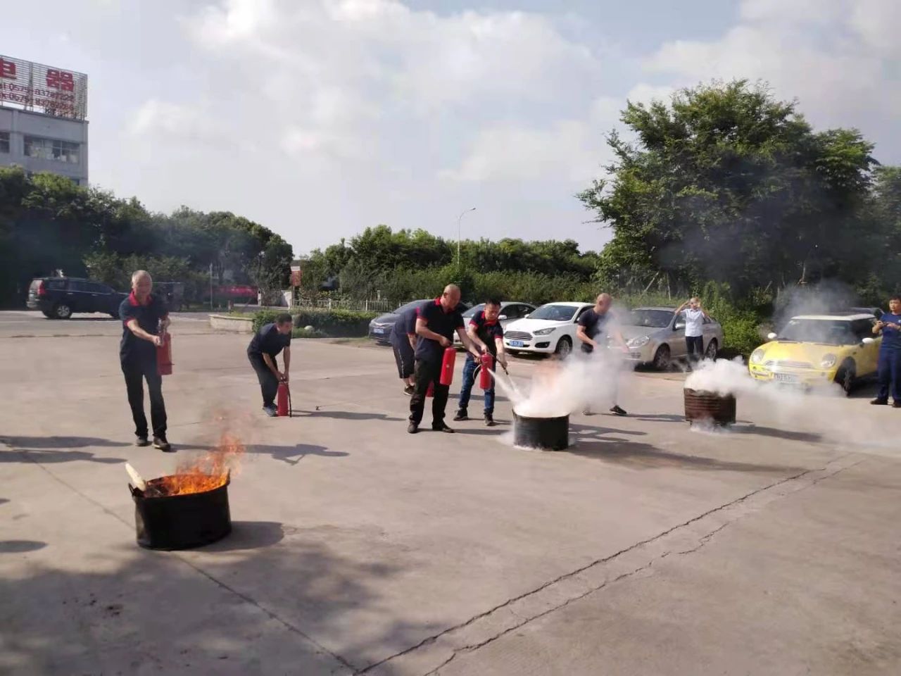 Brandøvelse af Zhejiang Jufeng Co., Ltd.'s 