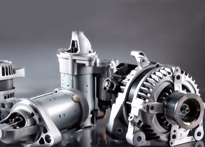 Automotive lille motorstator og rotorkerne